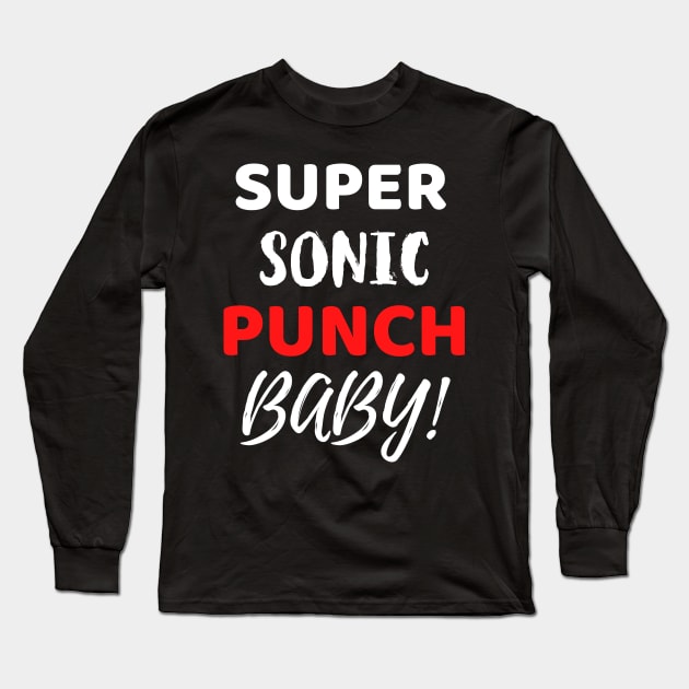 Cisco Ramon Flash - Super Sonic Punch Baby Long Sleeve T-Shirt by Famgift